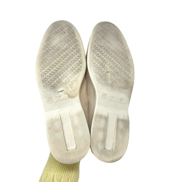 Loro Piana Summer Charms Walk Suede Loafers in Pink Sand Suede Size 36 - Picture 11 of 16